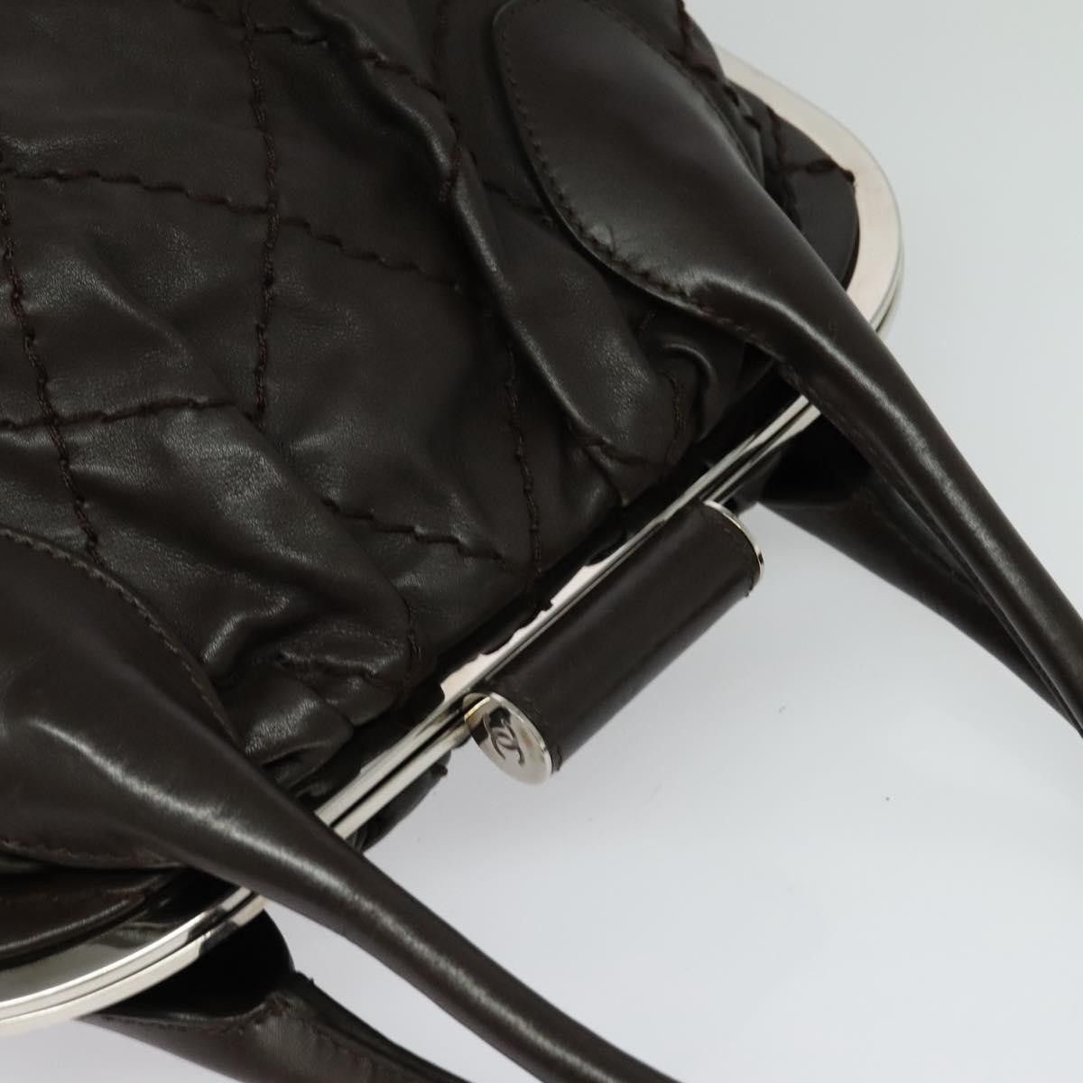 Chanel Chanel Expandable Zip Around Frame Bag Quilted Leather Size ONE SIZE - 17 Thumbnail