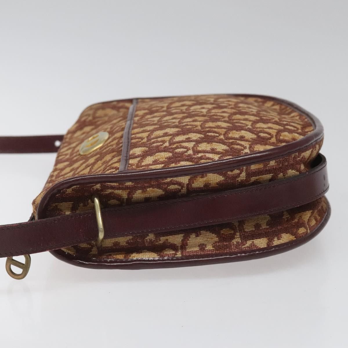 Dior Christian Dior Vintage Trotter Shoulder Bag Canvas Size ONE SIZE - 4 Thumbnail