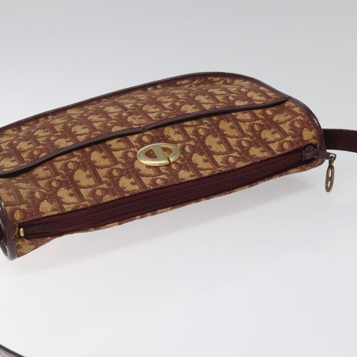 Dior Christian Dior Vintage Trotter Shoulder Bag Canvas Size ONE SIZE - 15 Thumbnail