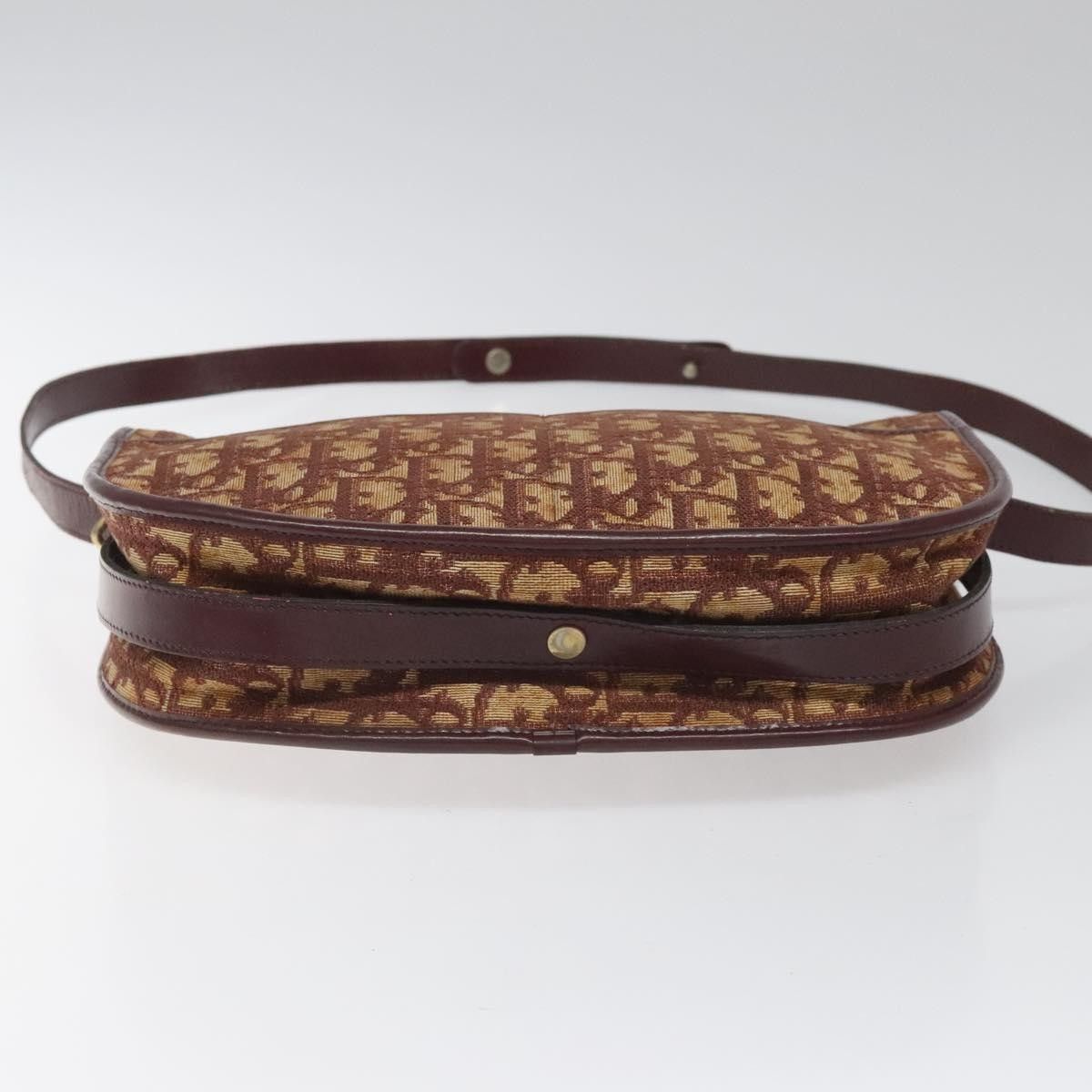 Dior Christian Dior Vintage Trotter Shoulder Bag Canvas Size ONE SIZE - 14 Thumbnail