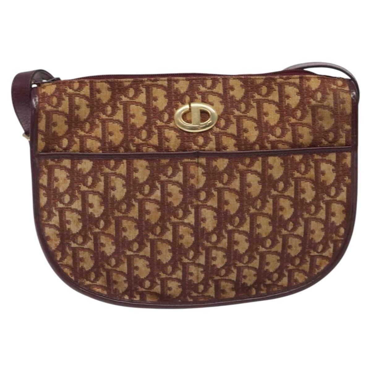 Dior Christian Dior Vintage Trotter Shoulder Bag Canvas Size ONE SIZE - 18 Thumbnail