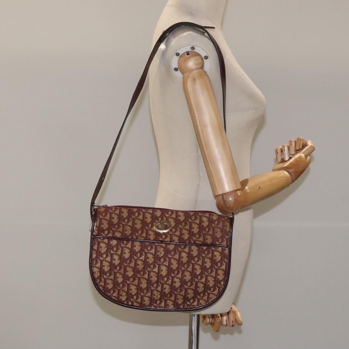 Dior Christian Dior Vintage Trotter Shoulder Bag Canvas Size ONE SIZE - 13 Thumbnail