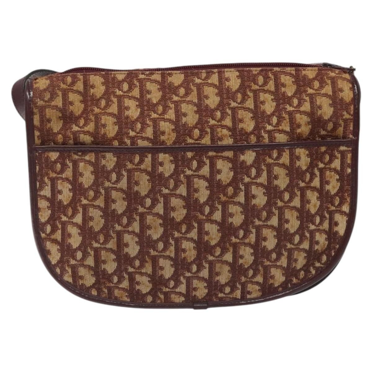 Dior Christian Dior Vintage Trotter Shoulder Bag Canvas Size ONE SIZE - 2 Thumbnail