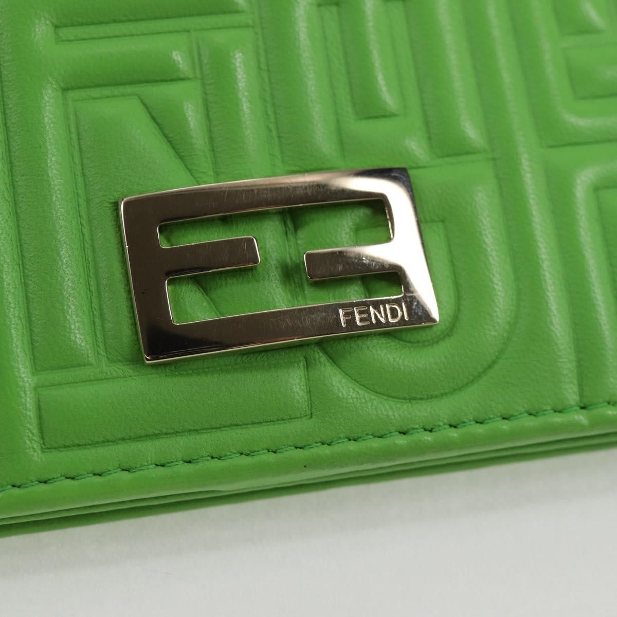 Fendi Fendi Wallet on Chain Logo Embossed Leather Size ONE SIZE - 12 Thumbnail