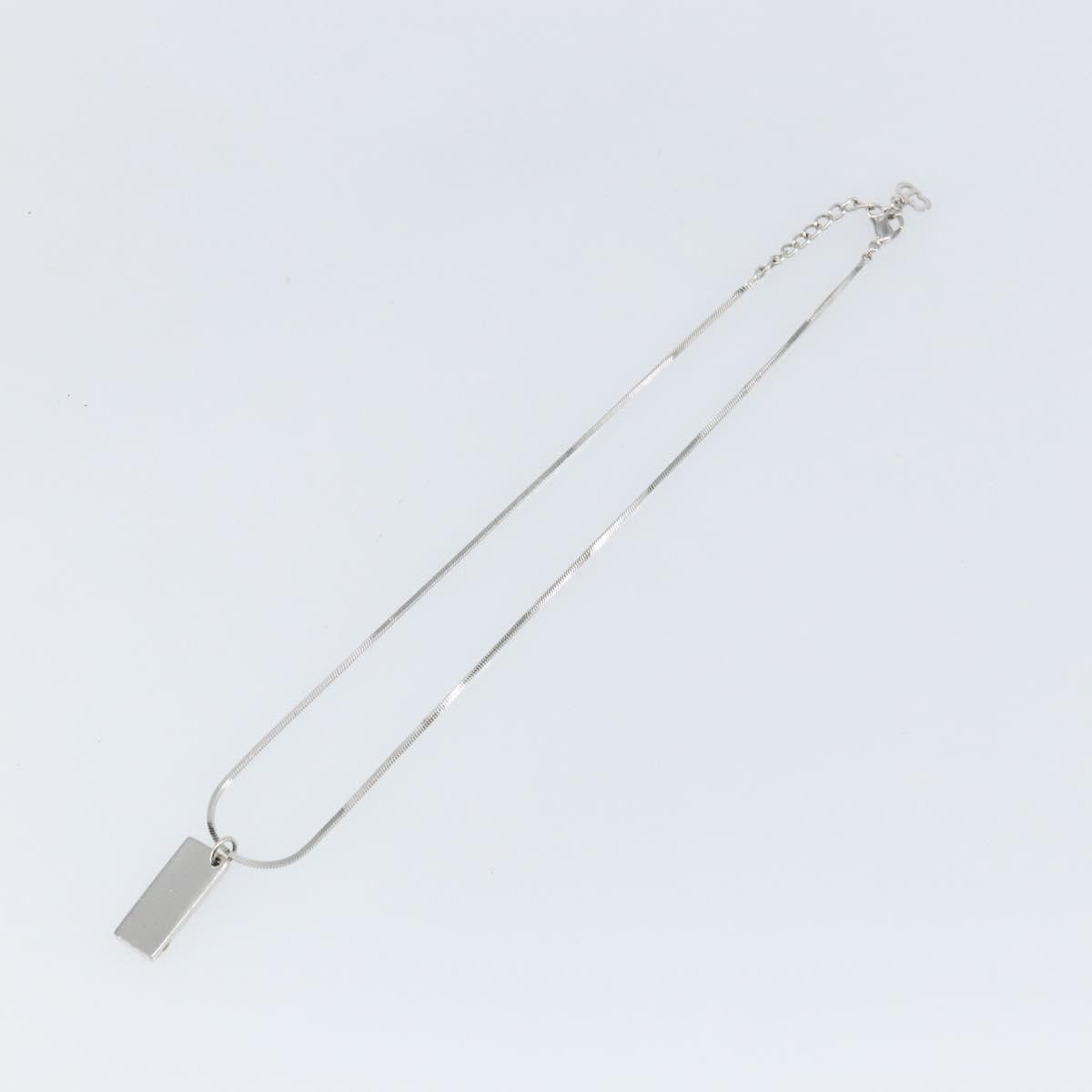Dior Christian Dior Trotter Motif Necklace Engraved Metal Size ONE SIZE - 2 Thumbnail