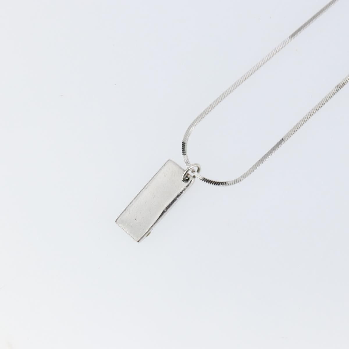 Dior Christian Dior Trotter Motif Necklace Engraved Metal Size ONE SIZE - 4 Thumbnail