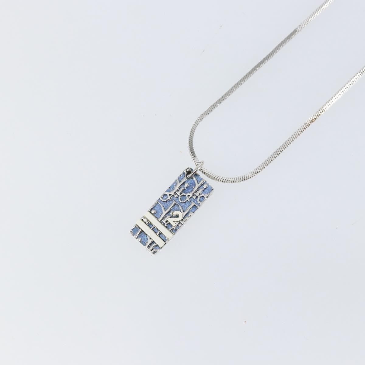 Dior Christian Dior Trotter Motif Necklace Engraved Metal Size ONE SIZE - 9 Thumbnail