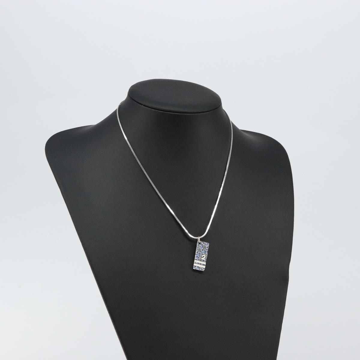 Dior Christian Dior Trotter Motif Necklace Engraved Metal Size ONE SIZE - 8 Thumbnail