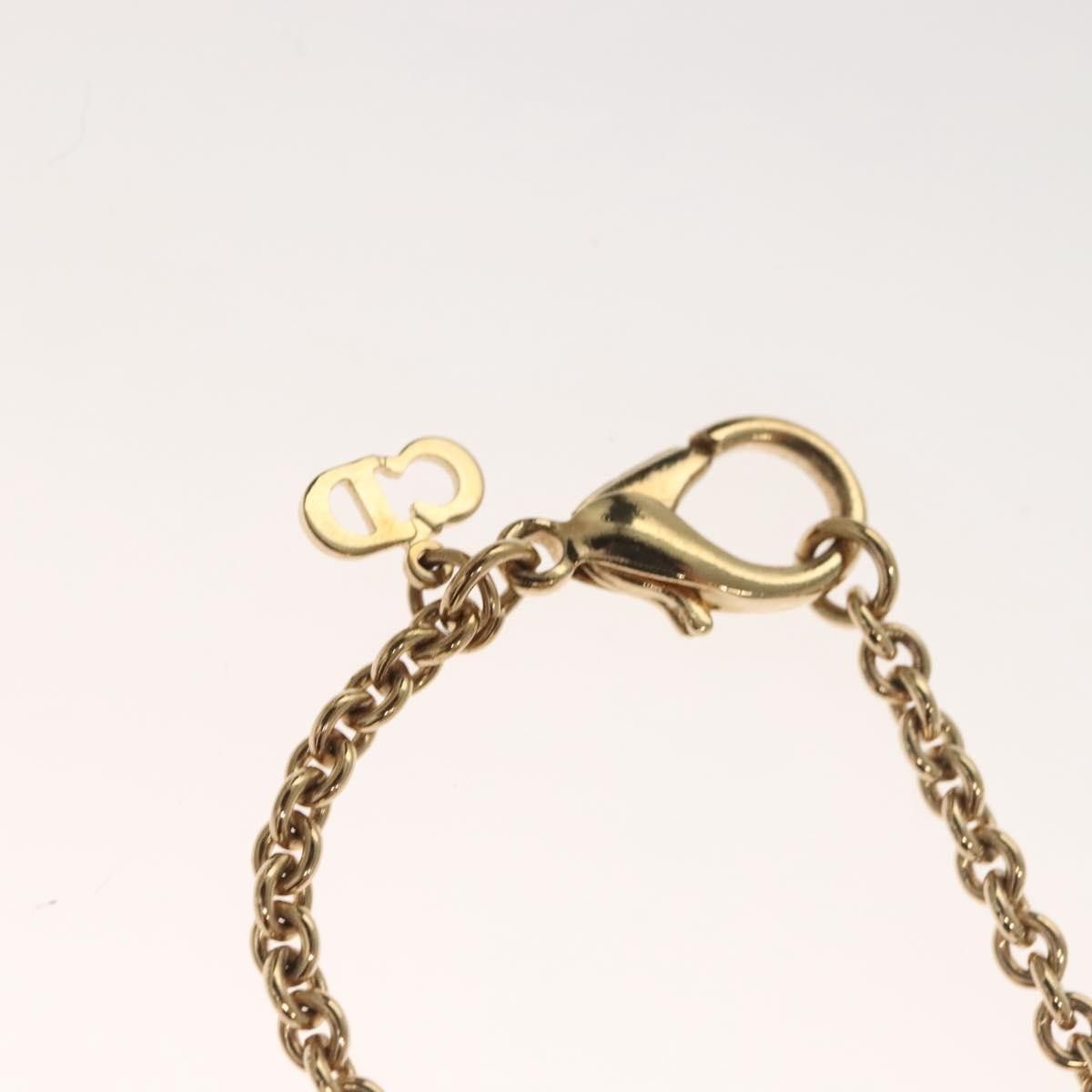 Dior Christian Dior Logo Necklace Crystal Embellished Metal Size ONE SIZE - 11 Thumbnail