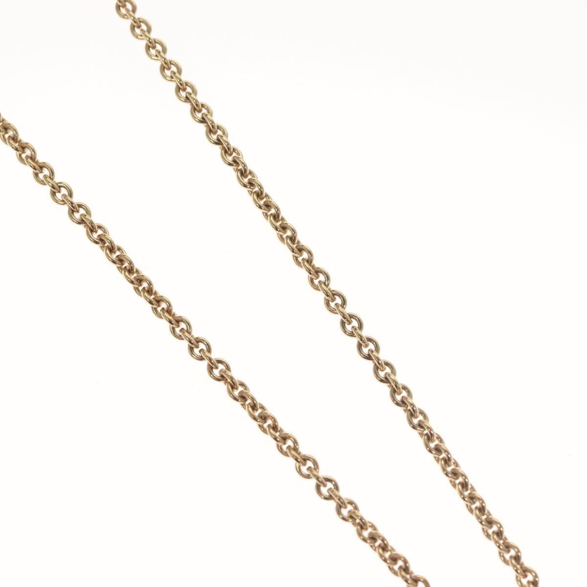 Dior Christian Dior Logo Necklace Crystal Embellished Metal Size ONE SIZE - 6 Thumbnail