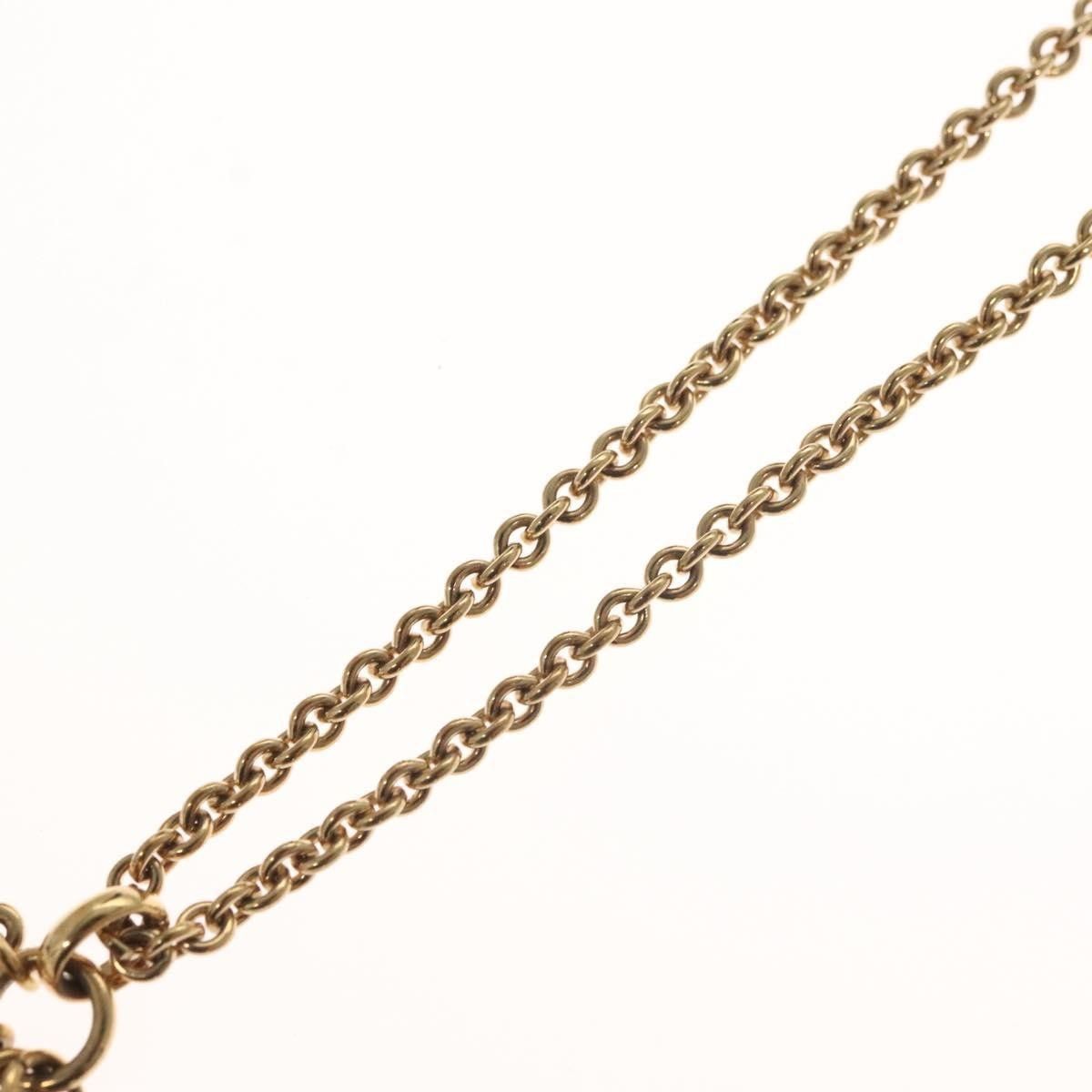 Dior Christian Dior Logo Necklace Crystal Embellished Metal Size ONE SIZE - 12 Thumbnail