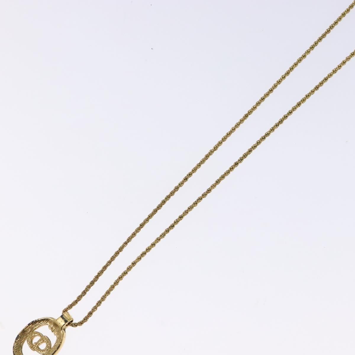 Dior Christian Dior CD Round Pendant Metal and Crystals Size ONE SIZE - 12 Thumbnail