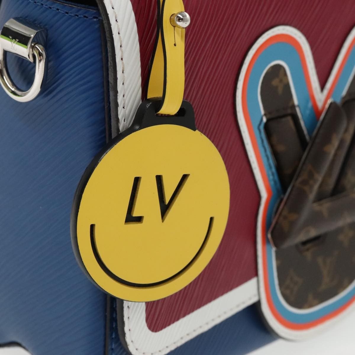 Louis Vuitton Twist Top Handle Bag Limited Edition Peace Love Epi and Monogram Canvas