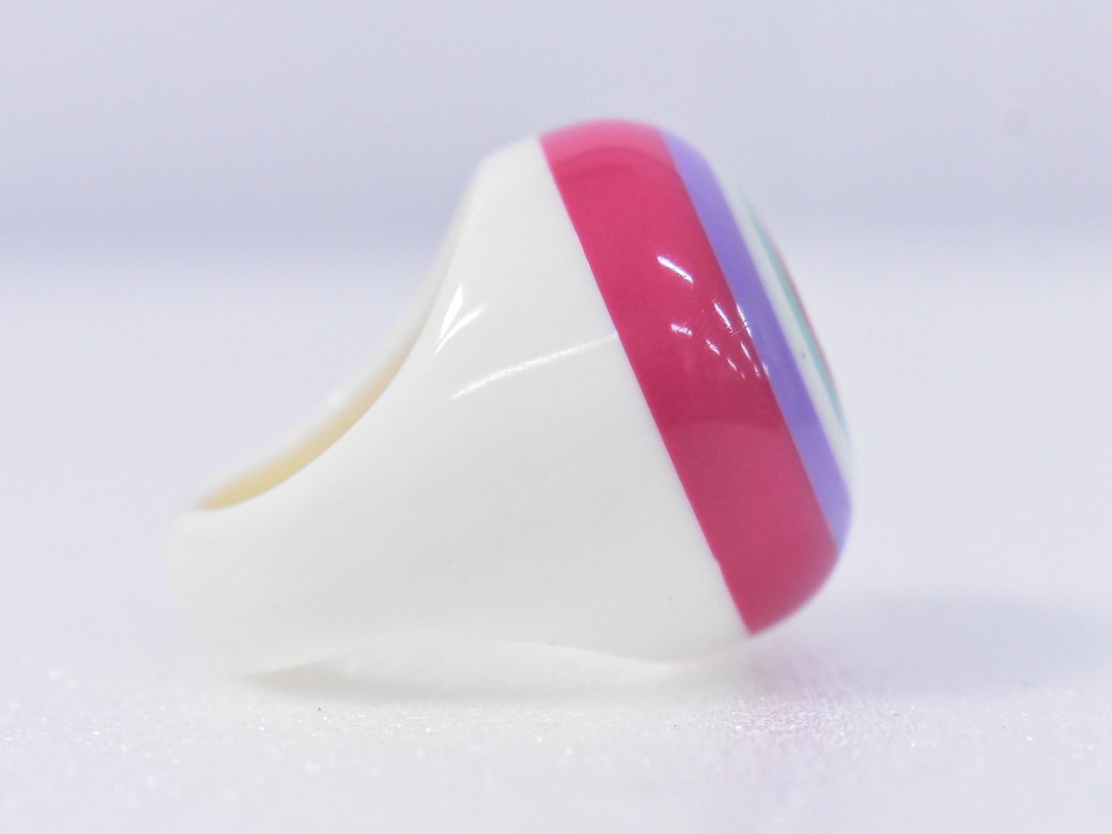 Chanel Chanel CC Logo Ring Plastic Size ONE SIZE - 4 Thumbnail