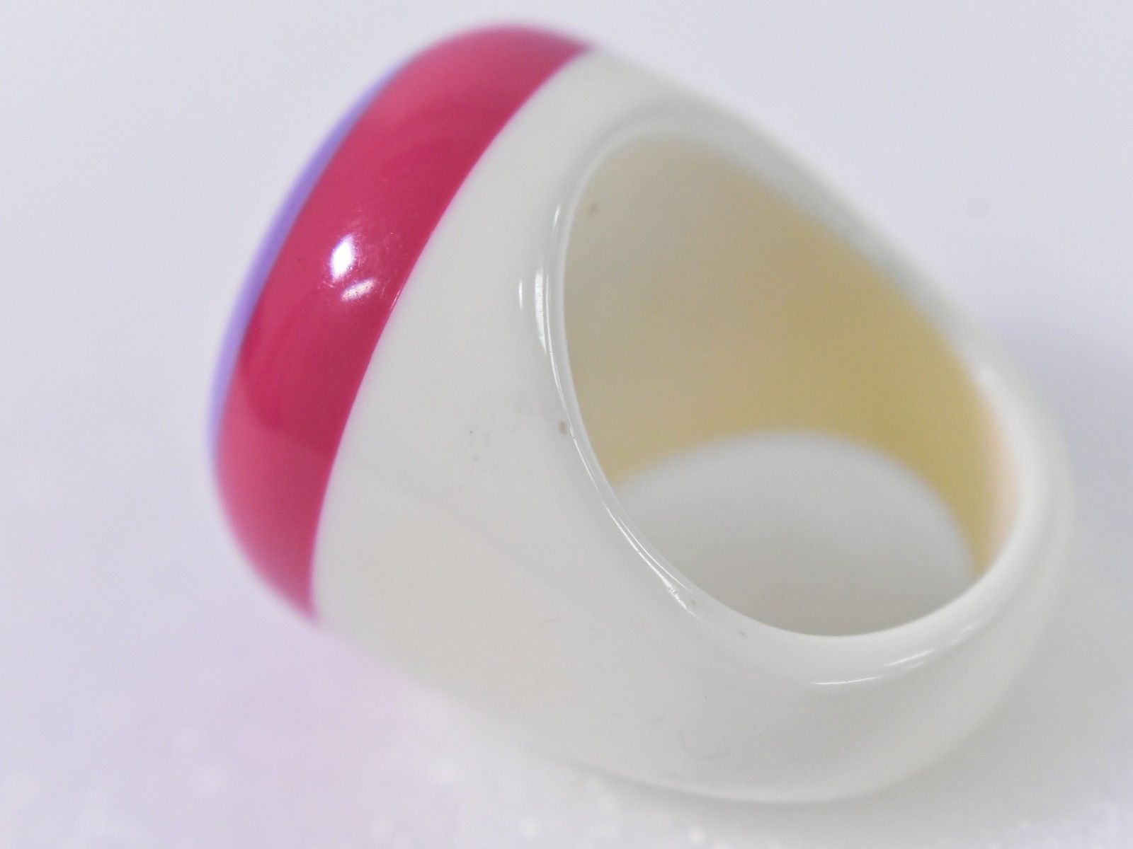 Chanel Chanel CC Logo Ring Plastic Size ONE SIZE - 7 Thumbnail