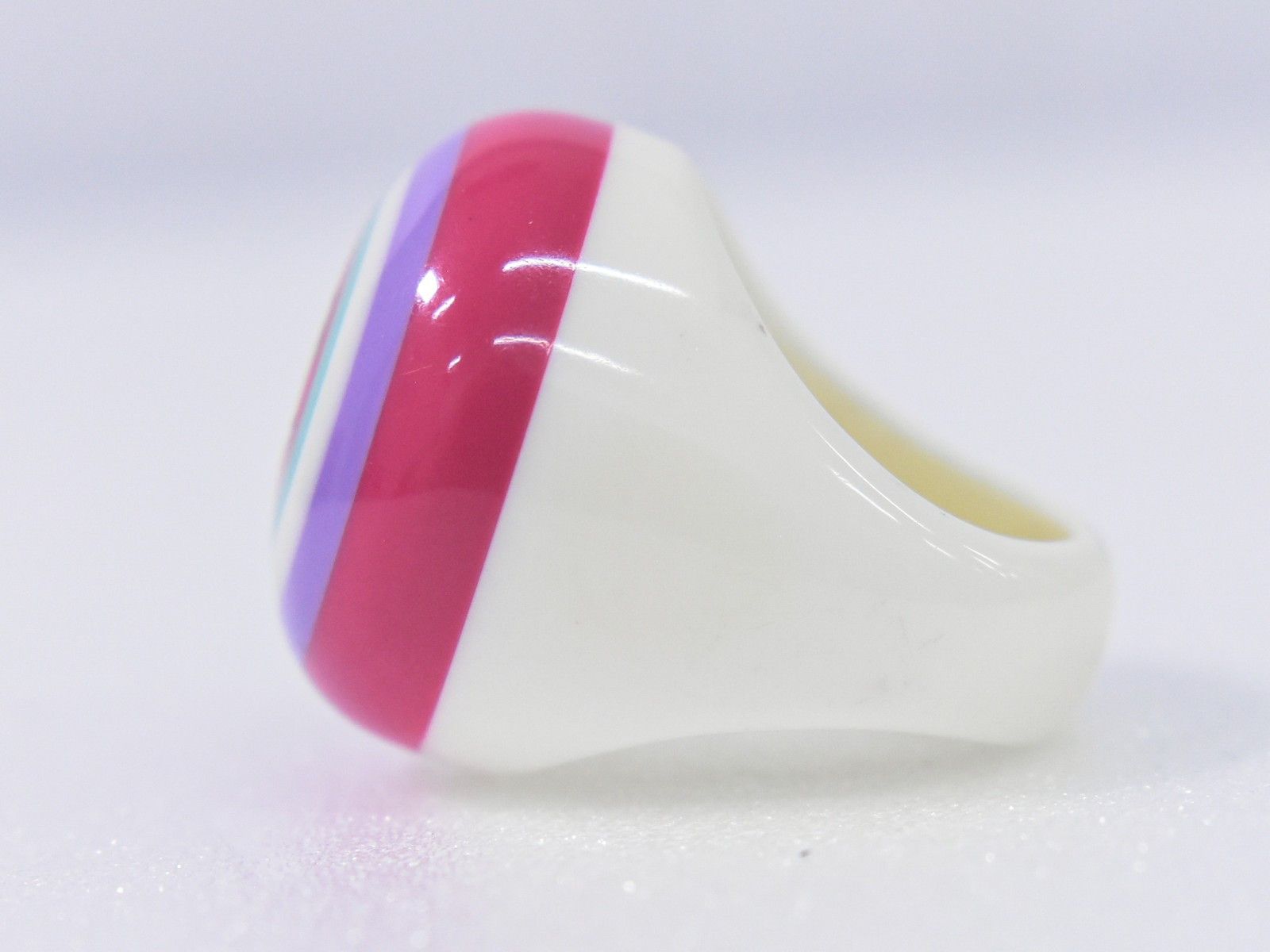Chanel Chanel CC Logo Ring Plastic Size ONE SIZE - 2 Thumbnail