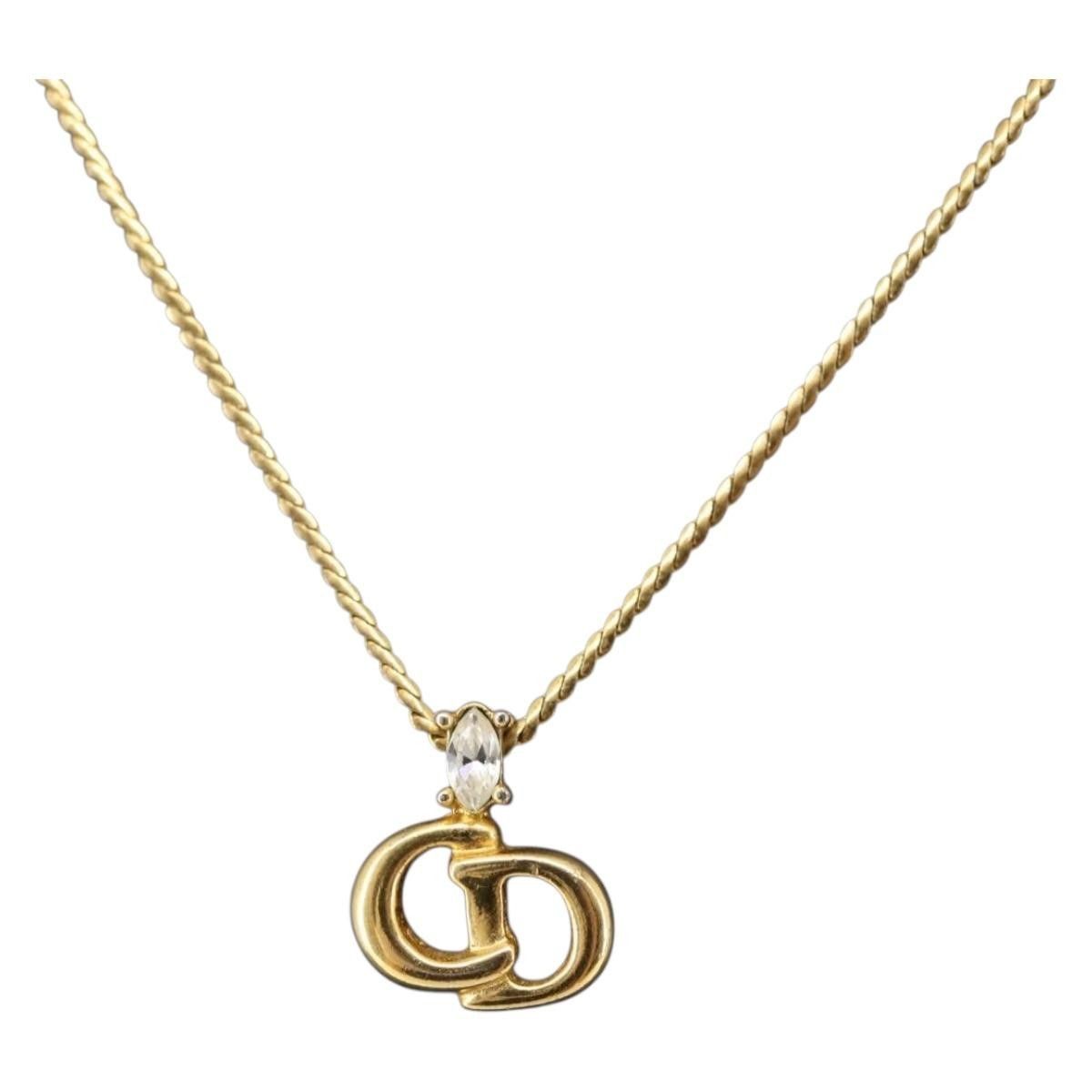Dior Christian Dior CD Logo necklace Metal Size ONE SIZE - 3 Thumbnail