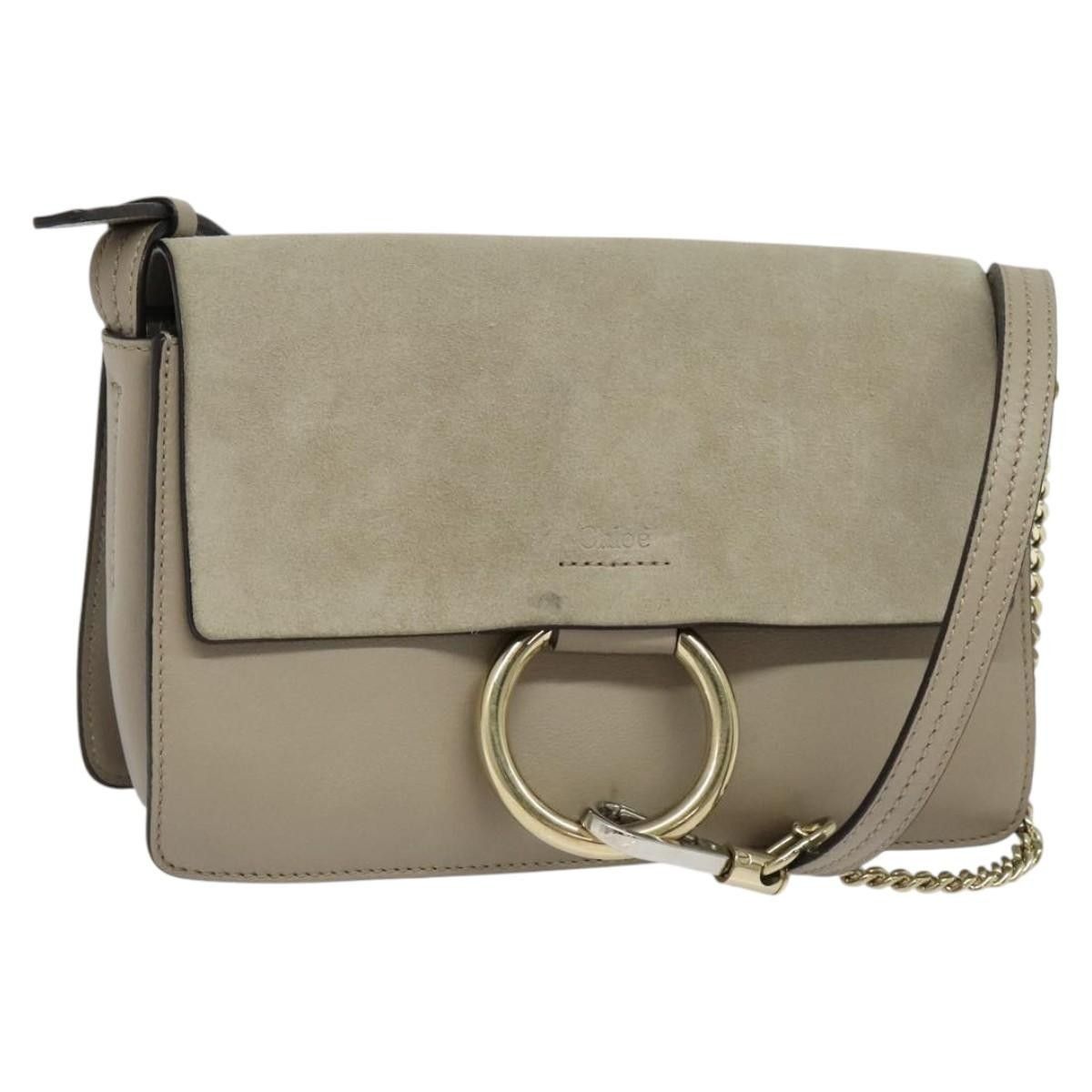 Chloe Chloe Faye Shoulder Bag Leather and Suede Size ONE SIZE - 20 Thumbnail