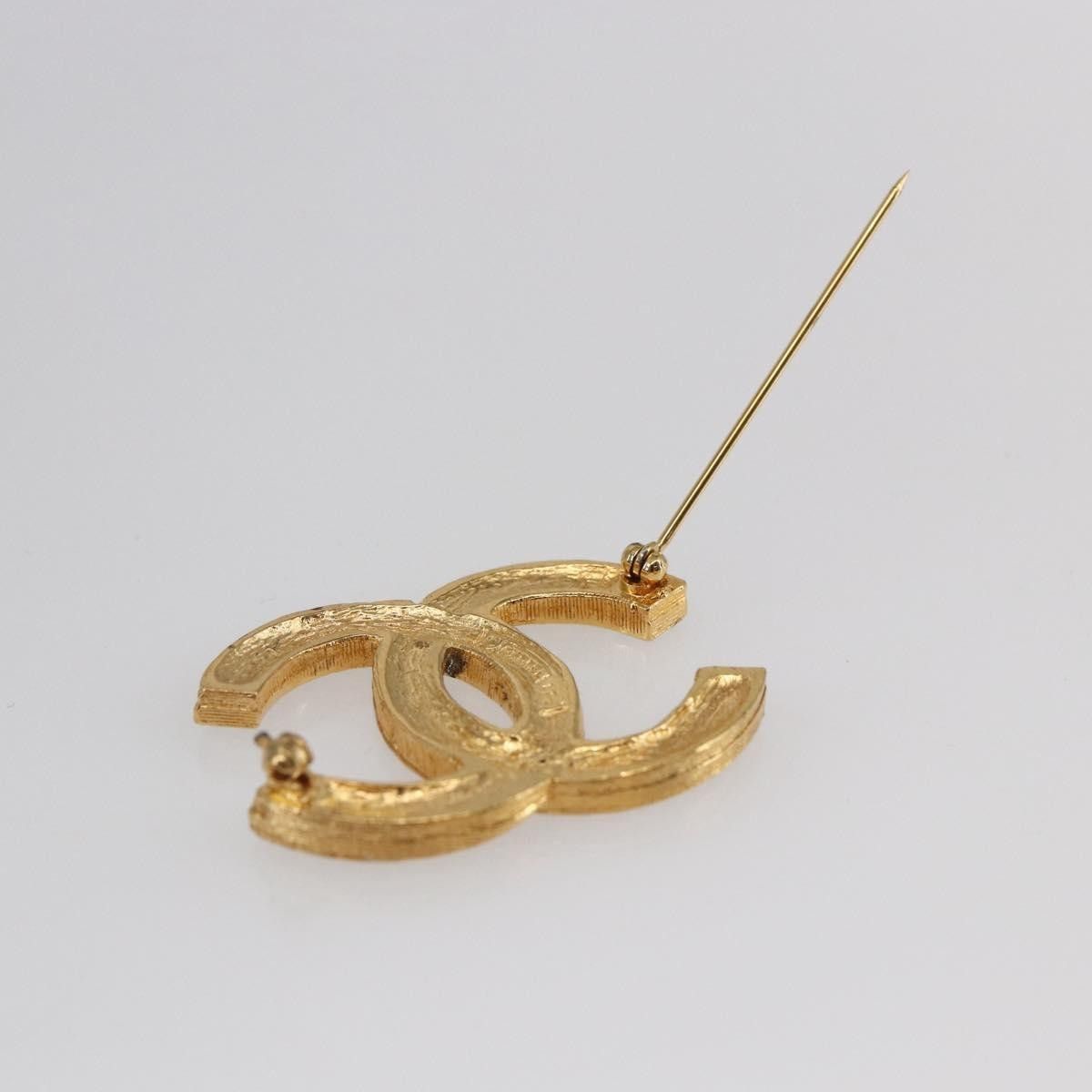 Chanel Chanel CC Coco Brooch Metal and Rhinestone Size ONE SIZE - 3 Thumbnail