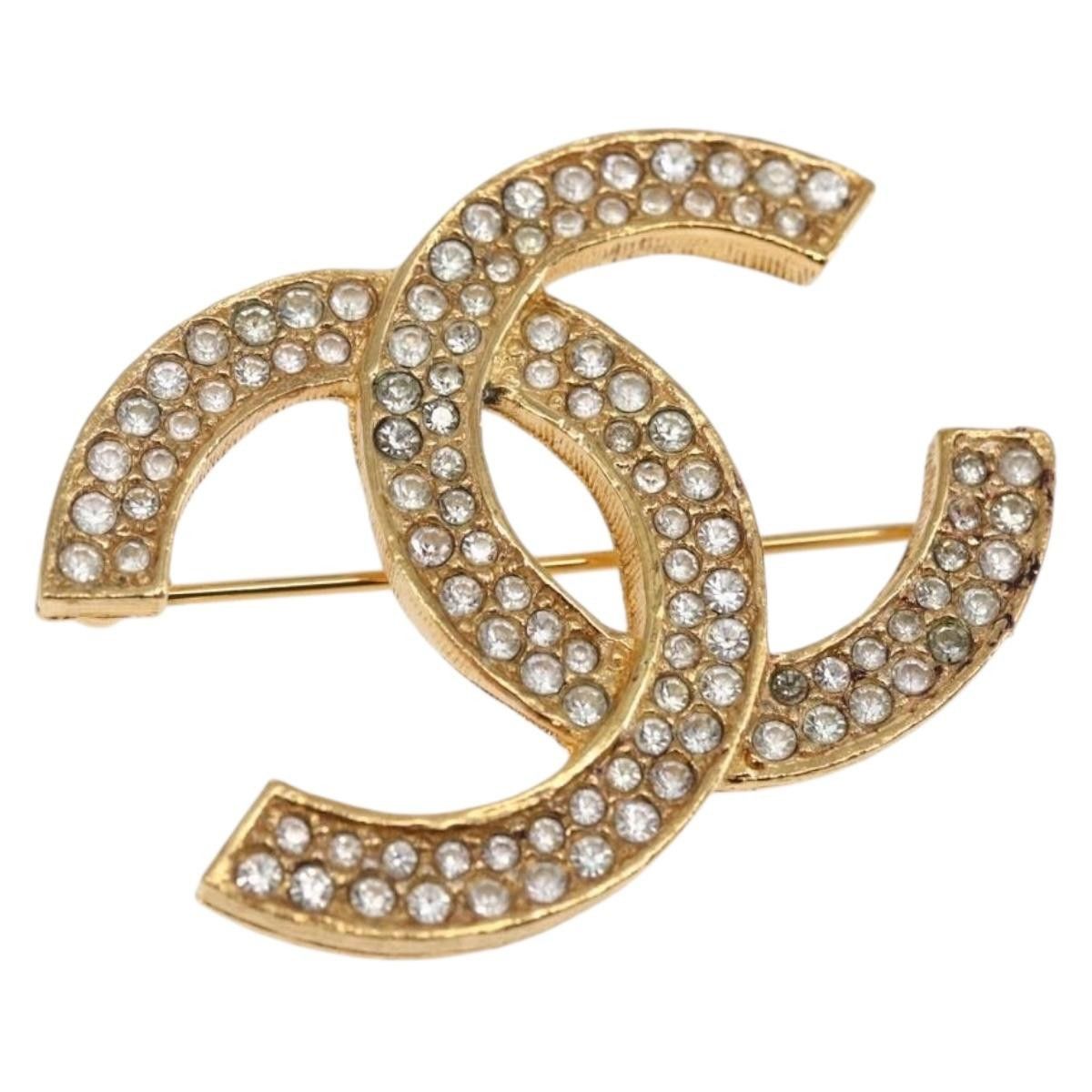 Chanel Chanel CC Coco Brooch Metal and Rhinestone Size ONE SIZE - 5 Thumbnail