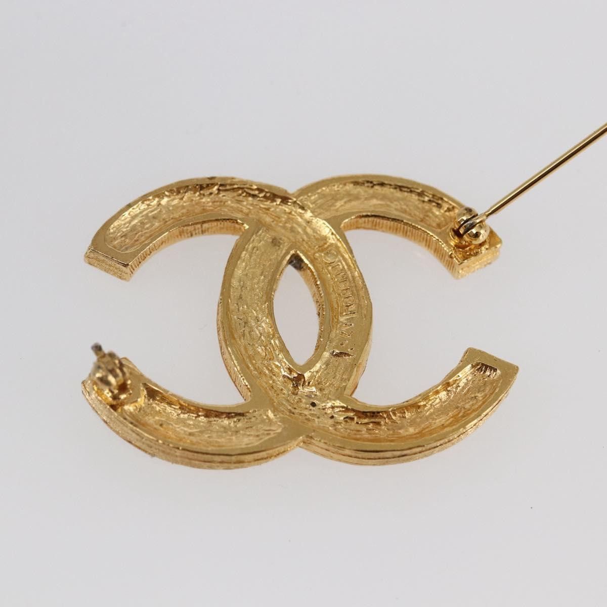 Chanel Chanel CC Coco Brooch Metal and Rhinestone Size ONE SIZE - 4 Thumbnail