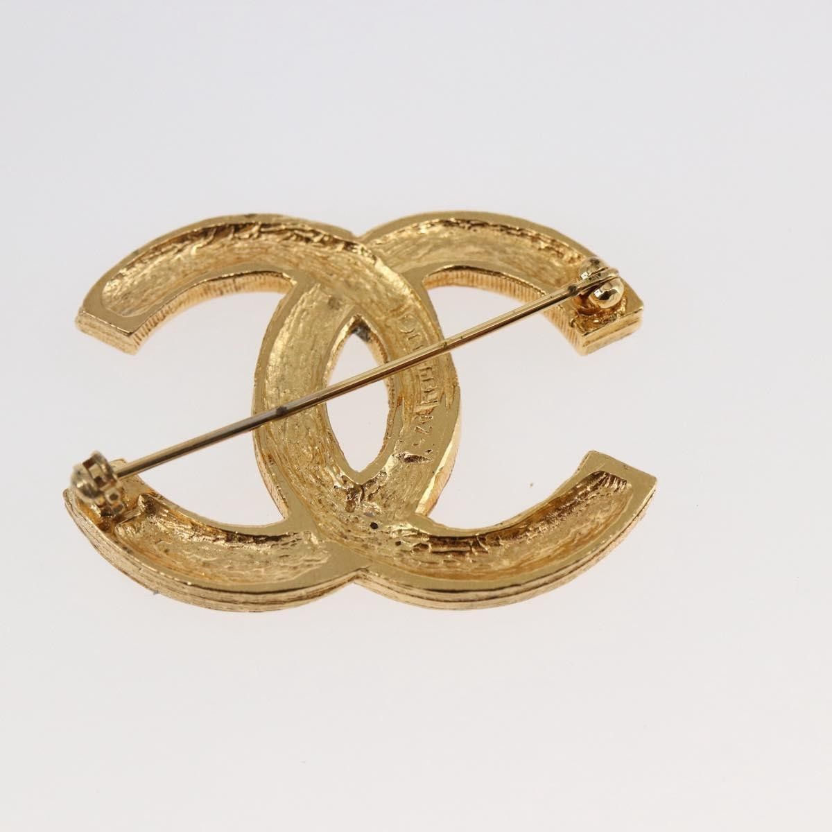 Chanel Chanel CC Coco Brooch Metal and Rhinestone Size ONE SIZE - 2 Thumbnail