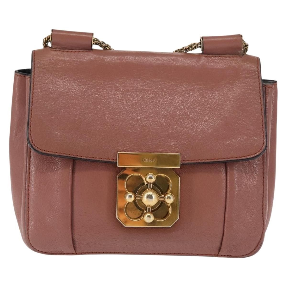 Chloe Chloe Elsie Chain Shoulder Bag Leather Size ONE SIZE - 19 Thumbnail