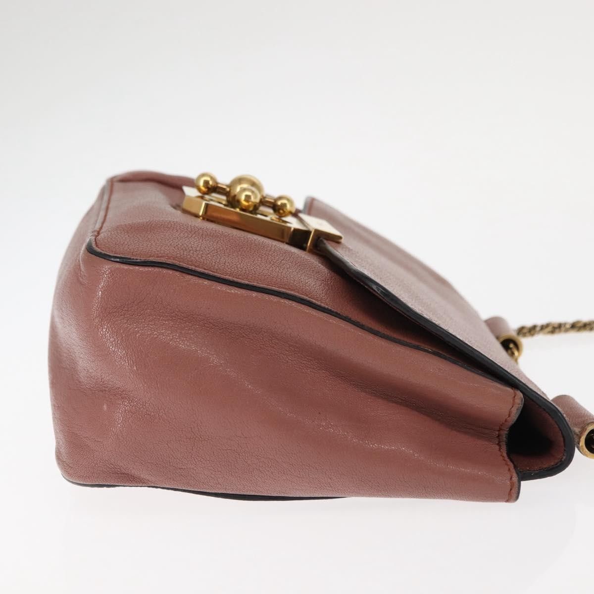 Chloe Chloe Elsie Chain Shoulder Bag Leather Size ONE SIZE - 3 Thumbnail