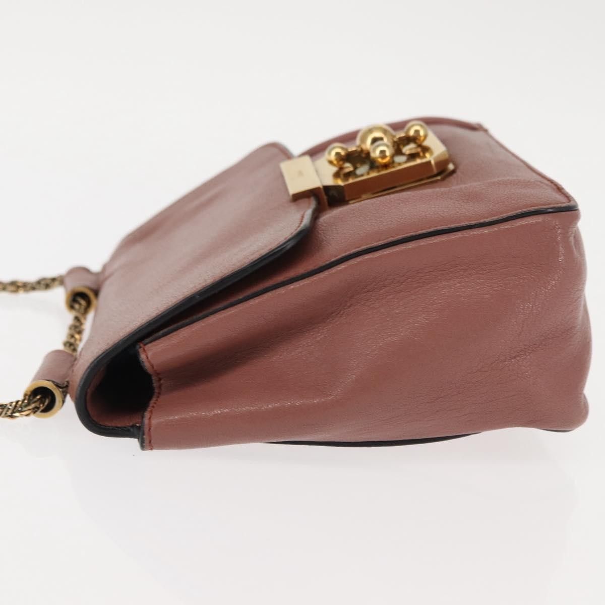 Chloe Chloe Elsie Chain Shoulder Bag Leather Size ONE SIZE - 4 Thumbnail