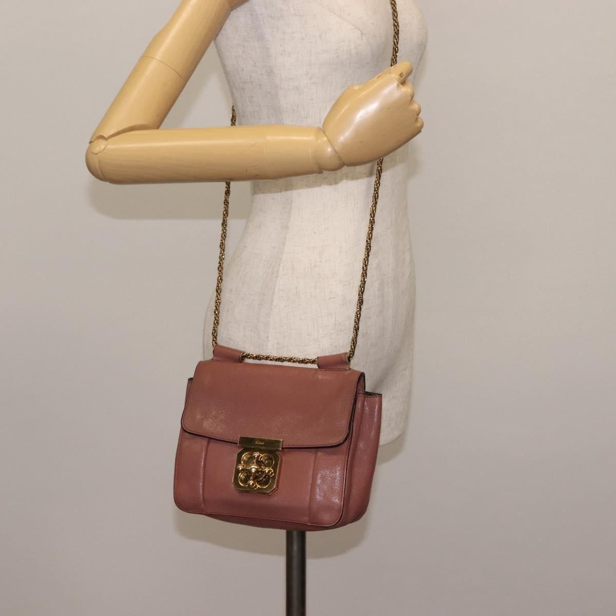 Chloe Chloe Elsie Chain Shoulder Bag Leather Size ONE SIZE - 14 Thumbnail