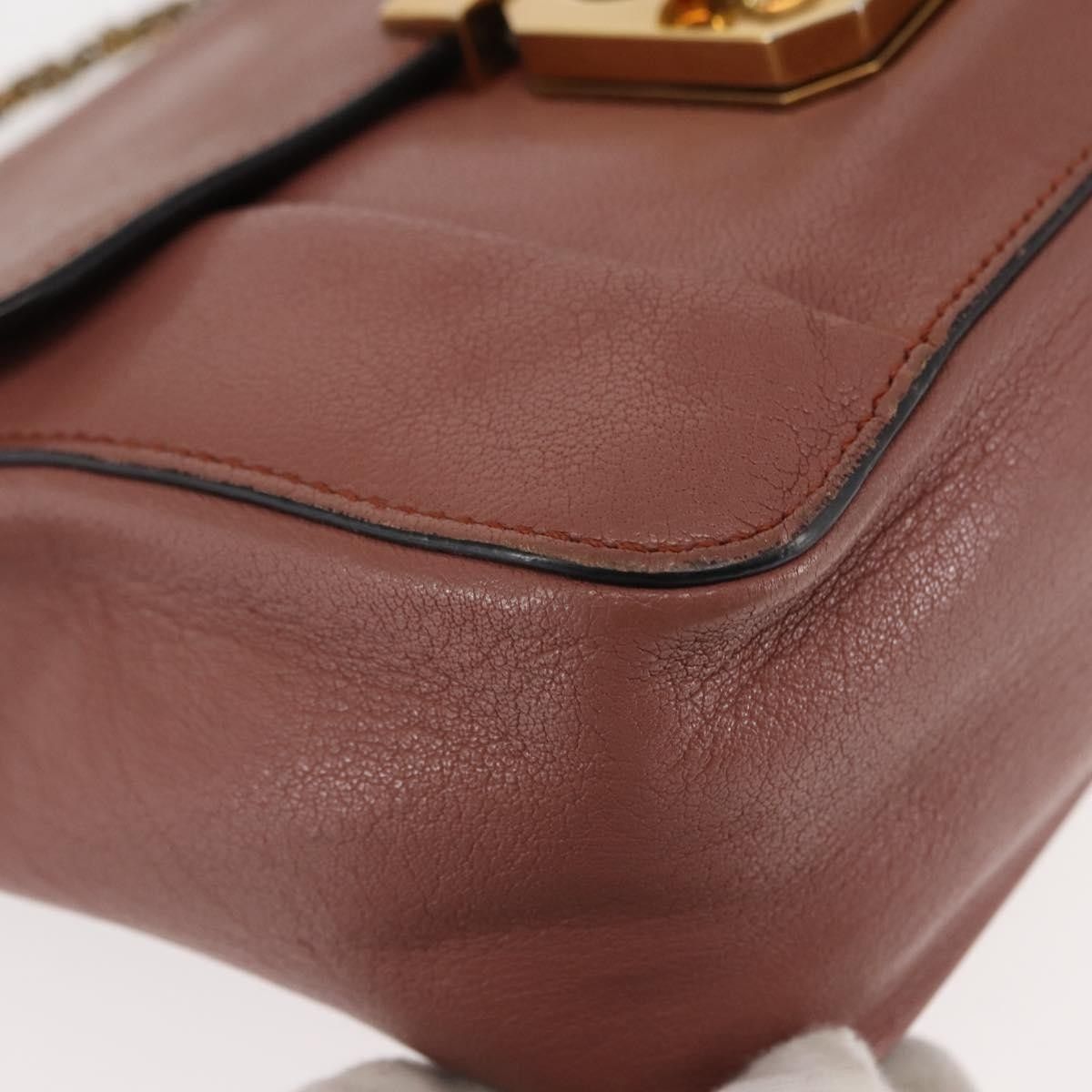 Chloe Chloe Elsie Chain Shoulder Bag Leather Size ONE SIZE - 9 Thumbnail