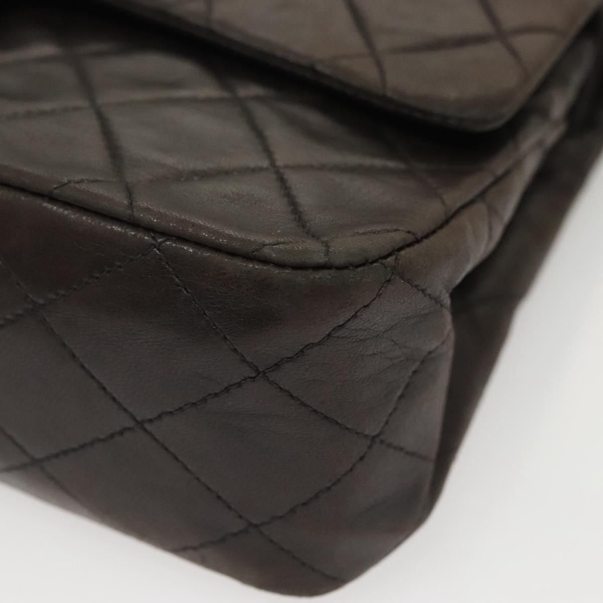 Chanel Chanel Vintage Classic Double Flap Bag Quilted Lambskin Size ONE SIZE - 11 Thumbnail