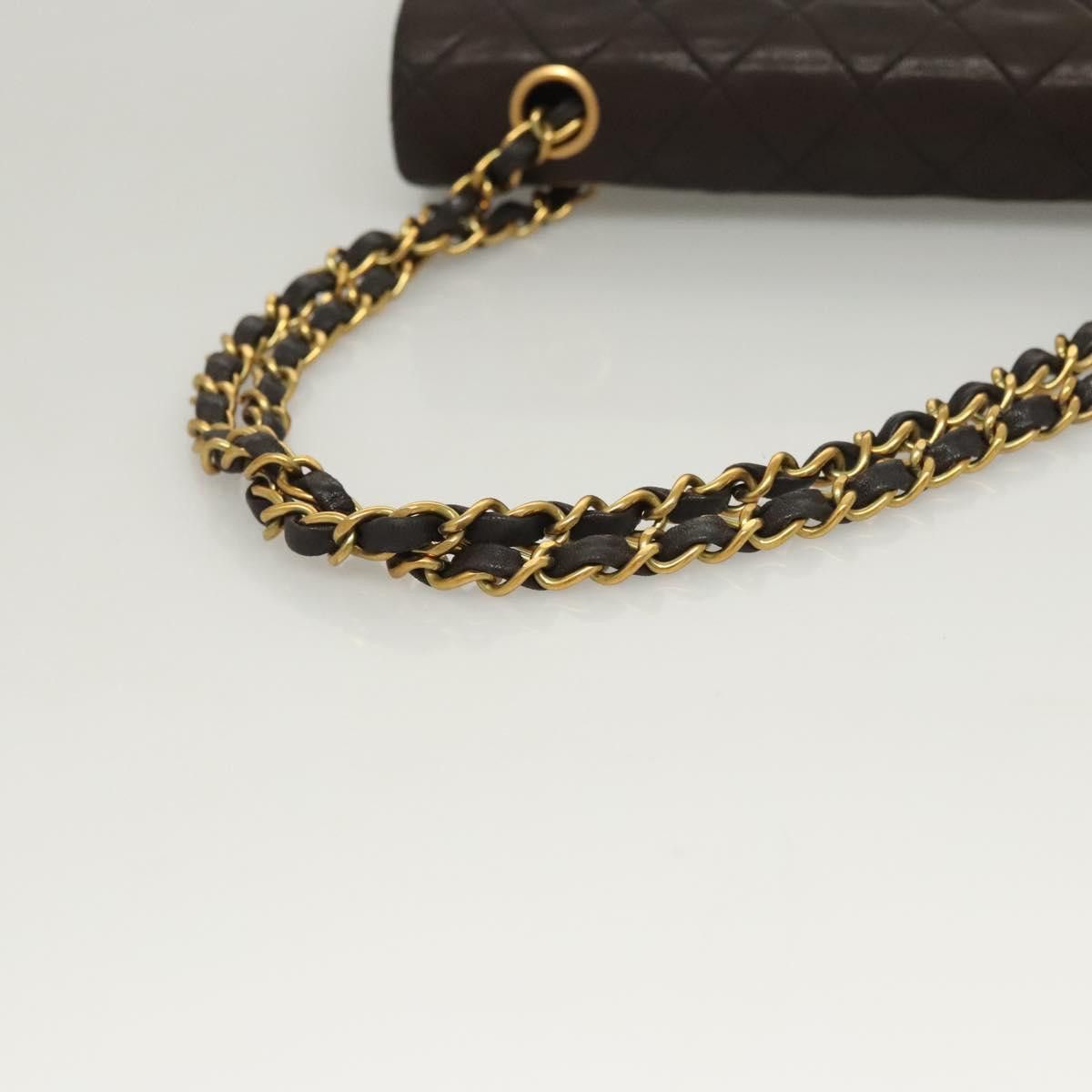 Chanel Chanel Vintage Classic Double Flap Bag Quilted Lambskin Size ONE SIZE - 7 Thumbnail