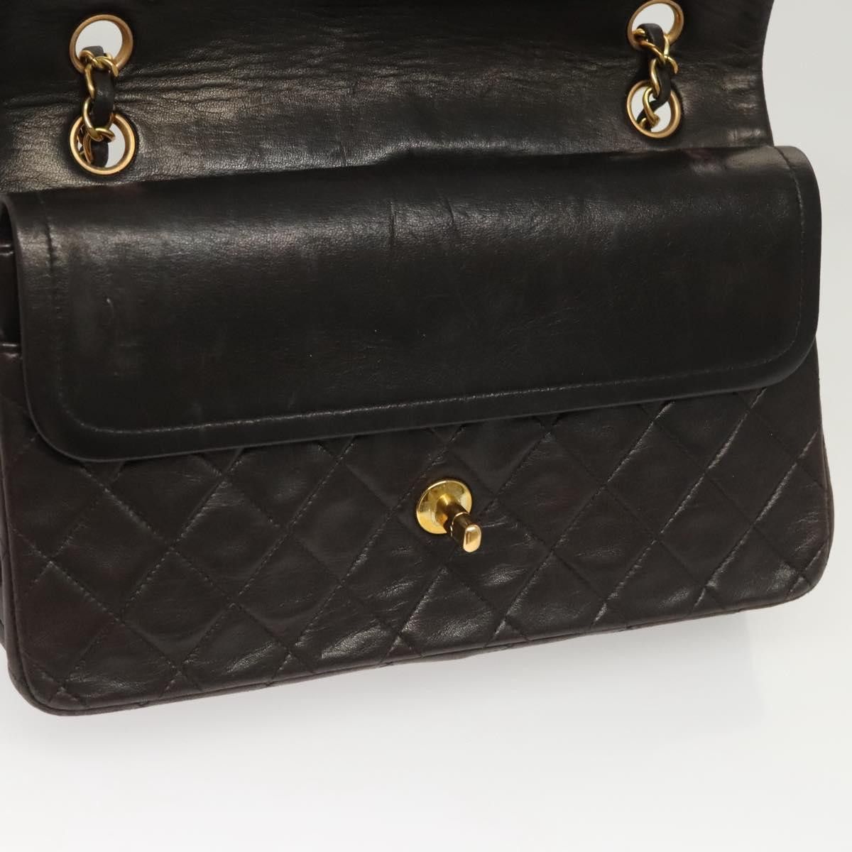 Chanel Chanel Vintage Classic Double Flap Bag Quilted Lambskin Size ONE SIZE - 16 Thumbnail