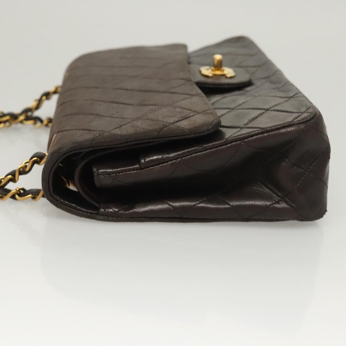 Chanel Chanel Vintage Classic Double Flap Bag Quilted Lambskin Size ONE SIZE - 5 Thumbnail