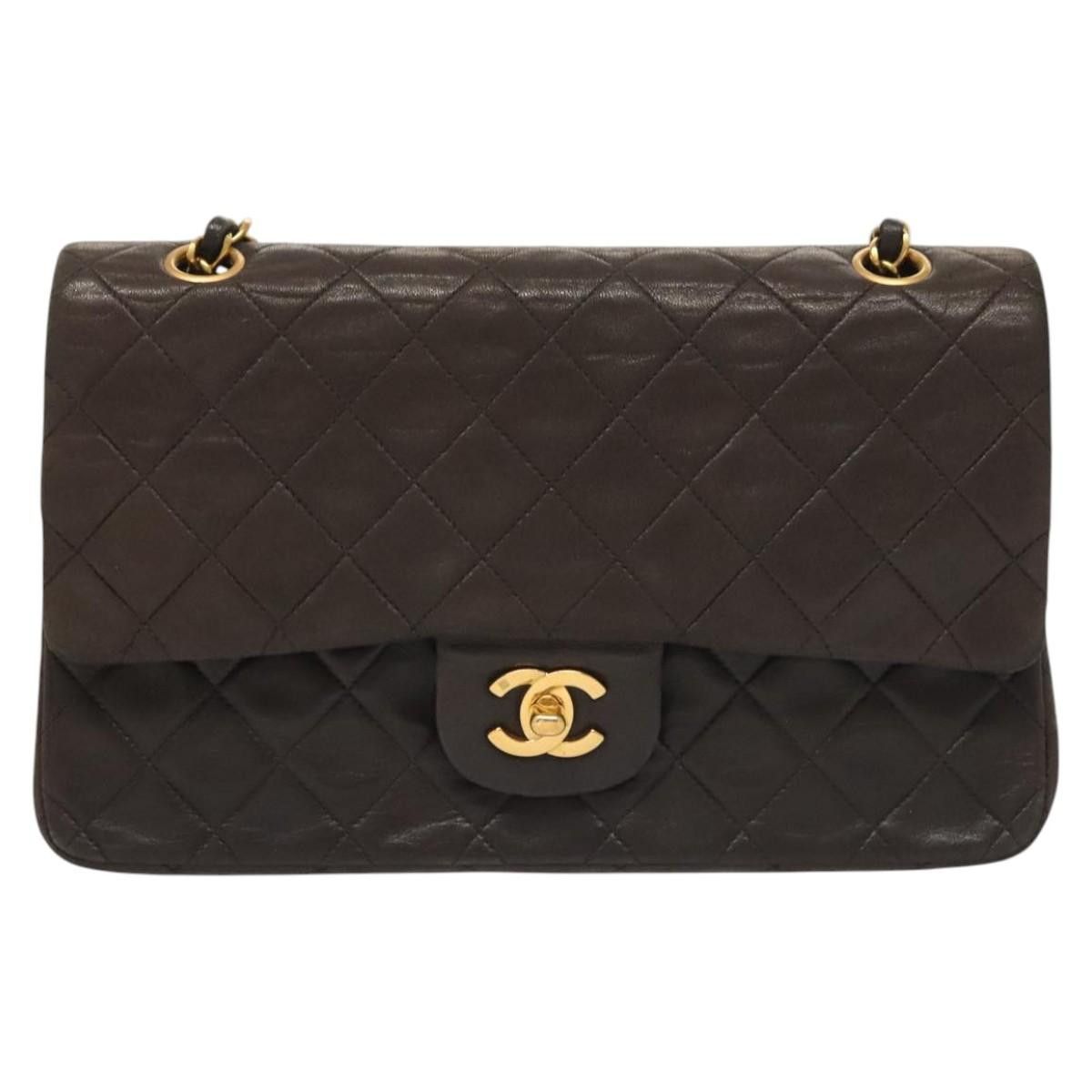 Chanel Chanel Vintage Classic Double Flap Bag Quilted Lambskin Size ONE SIZE - 2 Thumbnail