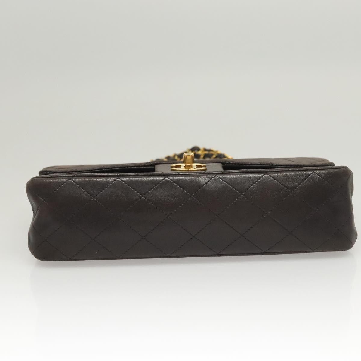Chanel Chanel Vintage Classic Double Flap Bag Quilted Lambskin Size ONE SIZE - 9 Thumbnail