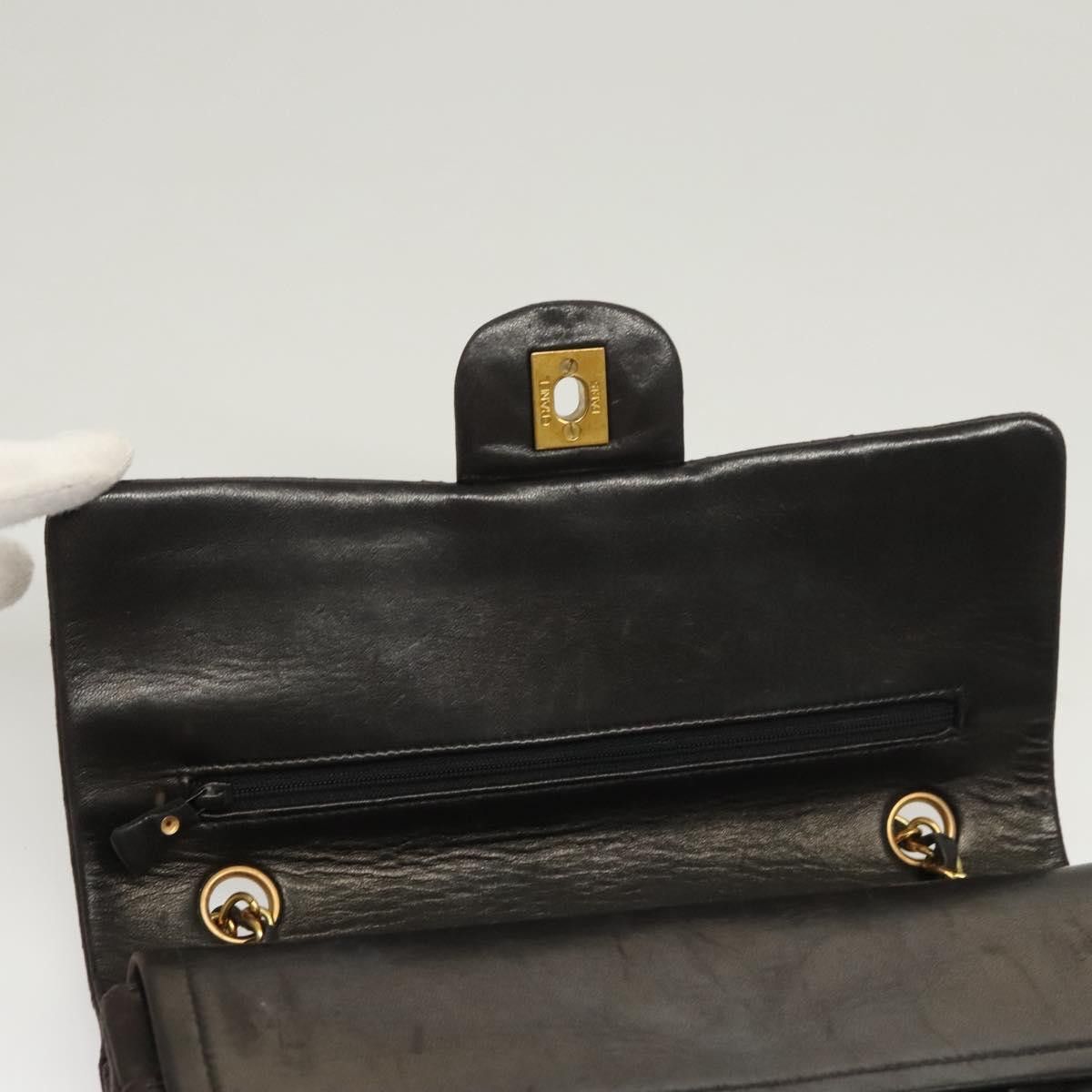 Chanel Chanel Vintage Classic Double Flap Bag Quilted Lambskin Size ONE SIZE - 15 Thumbnail