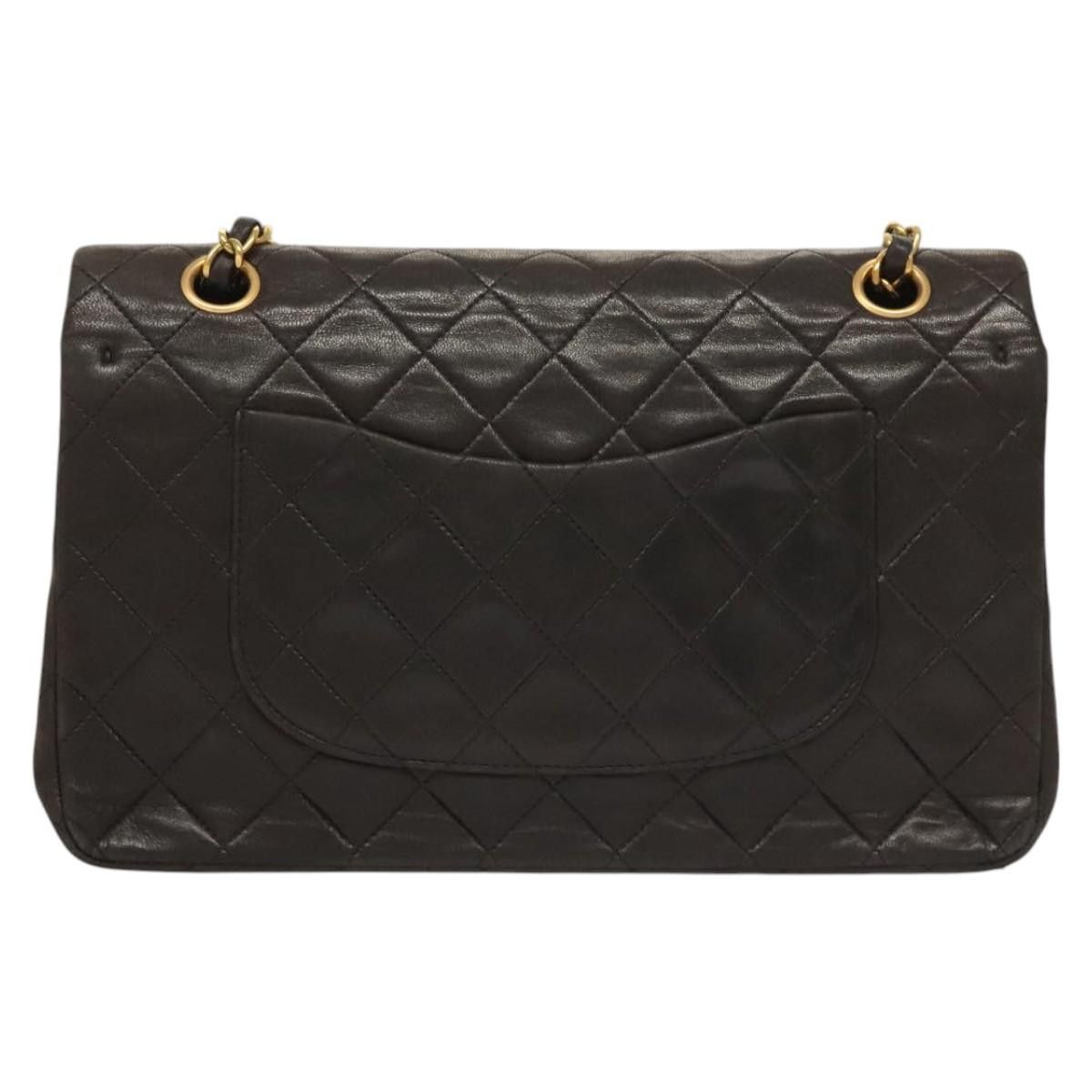Chanel Chanel Vintage Classic Double Flap Bag Quilted Lambskin Size ONE SIZE - 3 Thumbnail