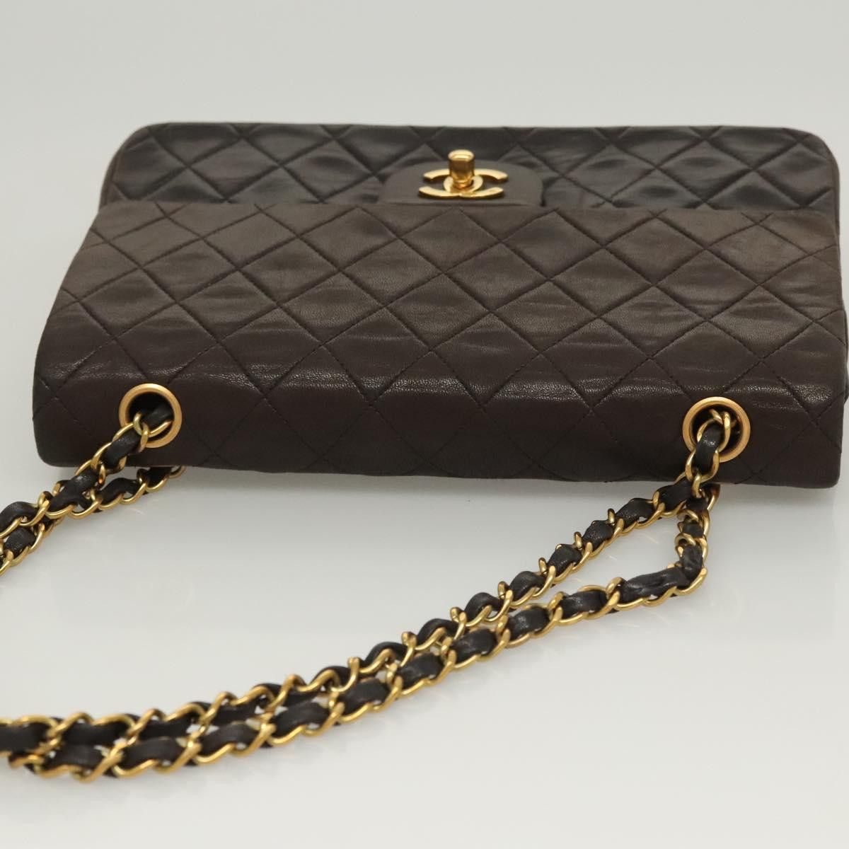 Chanel Chanel Vintage Classic Double Flap Bag Quilted Lambskin Size ONE SIZE - 6 Thumbnail
