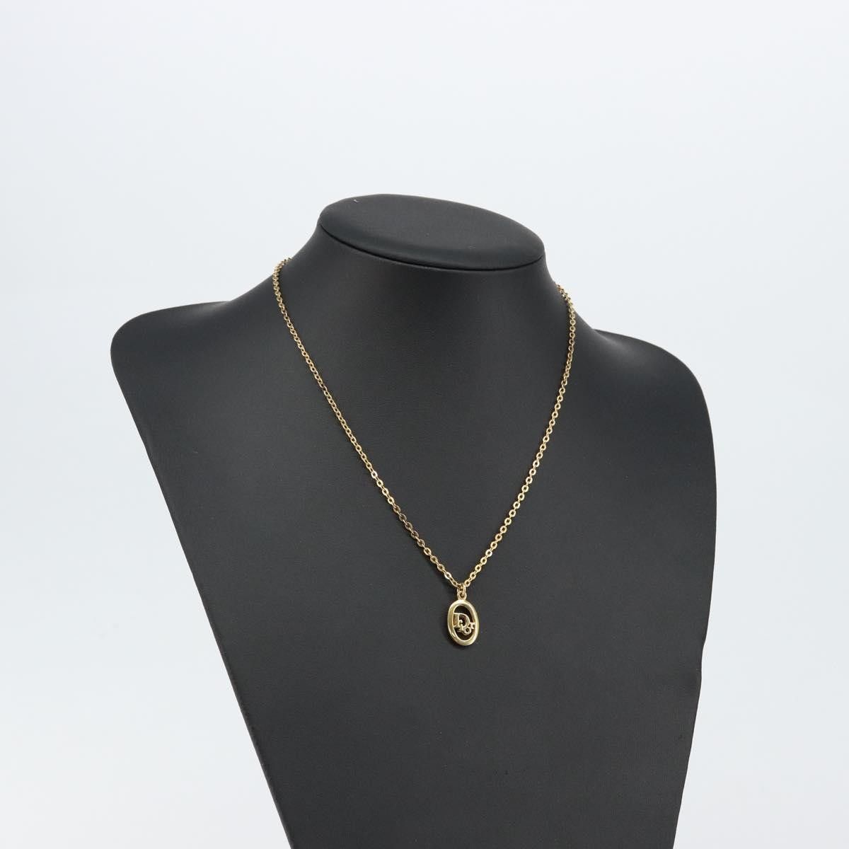 Dior Christian Dior Round Logo Pendant Necklace Metal Size ONE SIZE - 6 Thumbnail