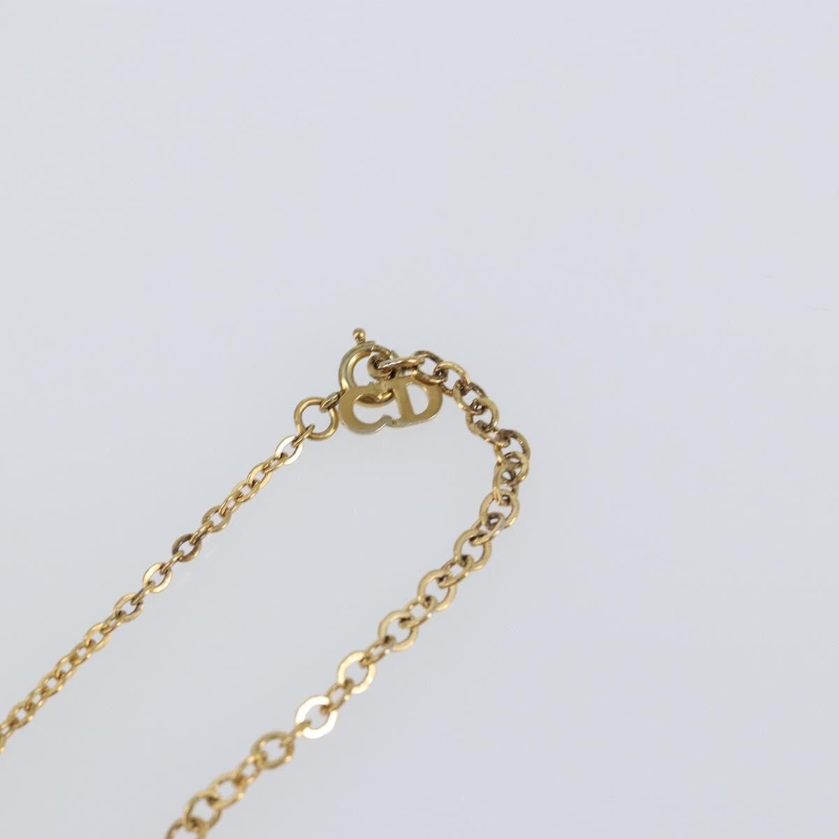 Dior Christian Dior Round Logo Pendant Necklace Metal Size ONE SIZE - 5 Thumbnail