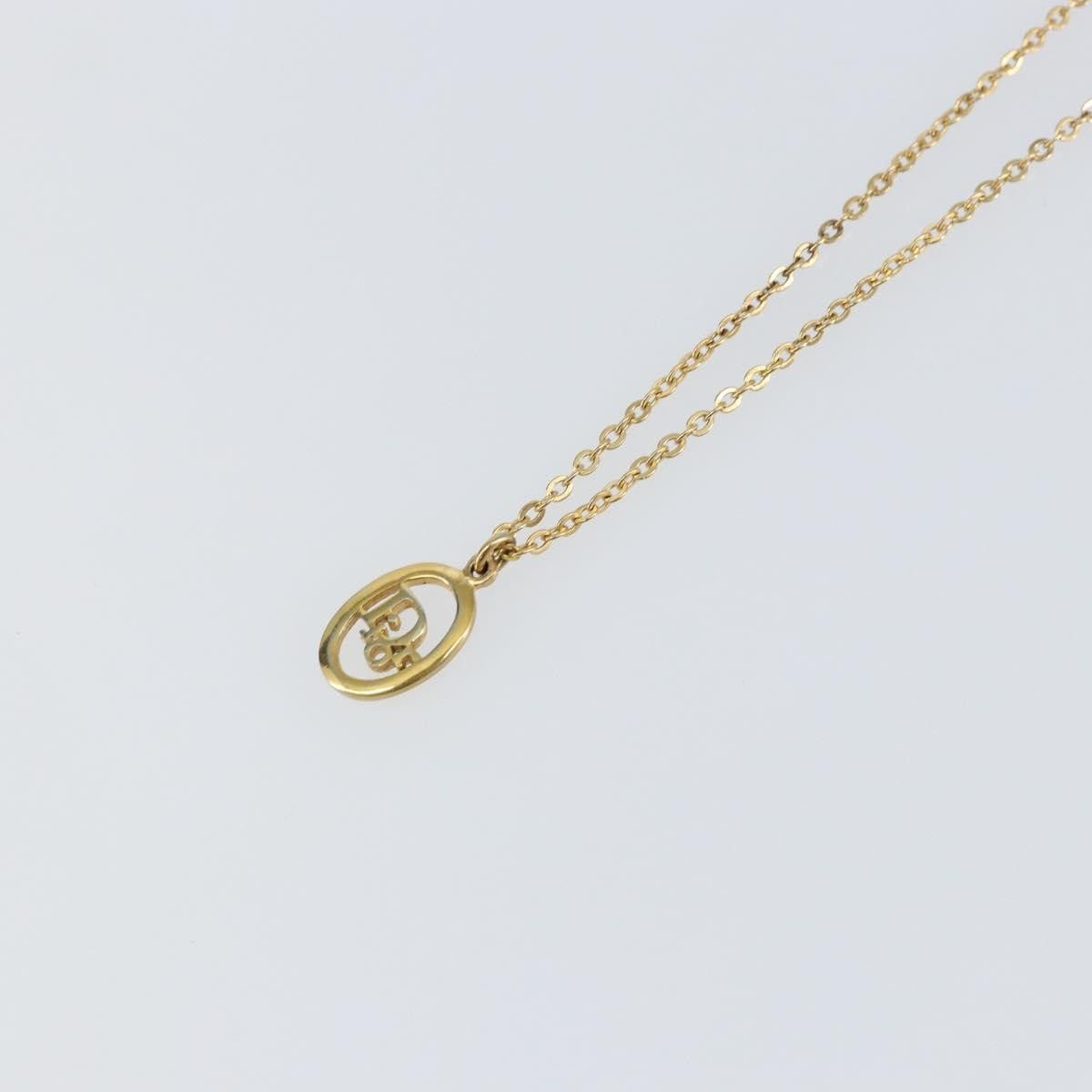 Dior Christian Dior Round Logo Pendant Necklace Metal Size ONE SIZE - 7 Thumbnail