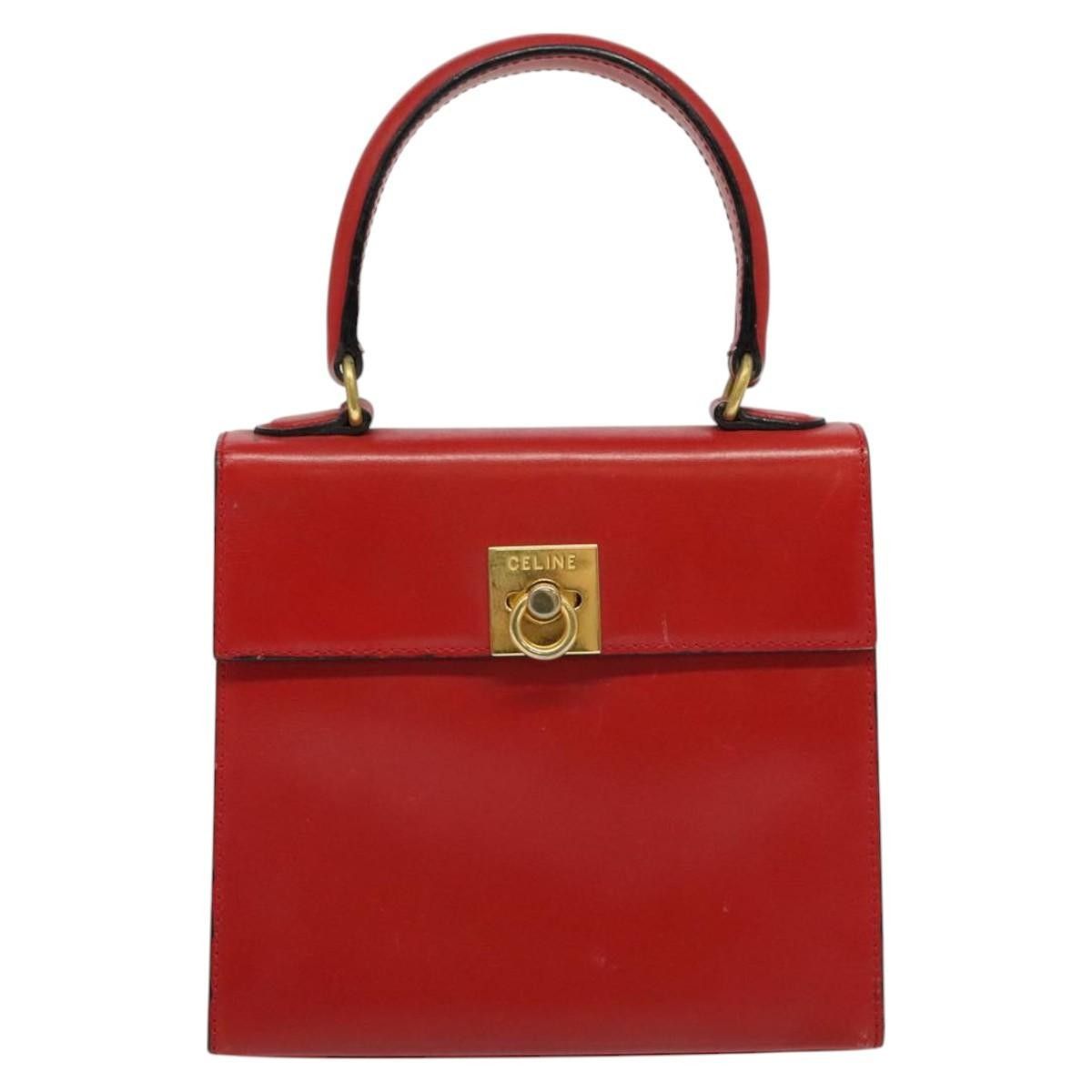 Celine Celine Vintage Logo Top Handle Bag Leather Size ONE SIZE - 20 Thumbnail