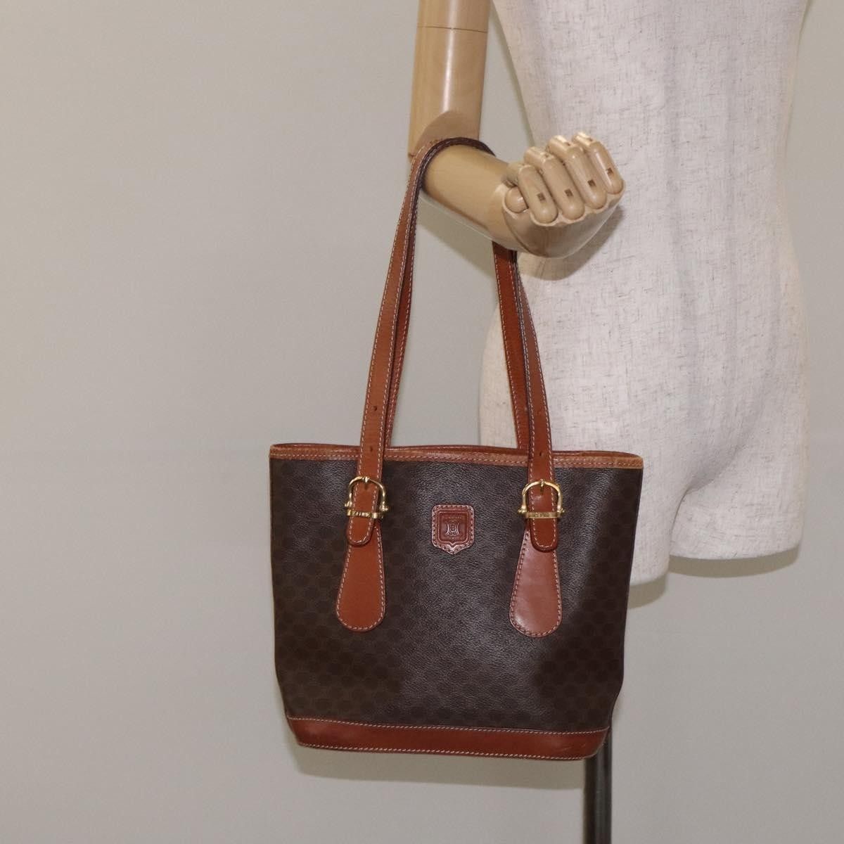 Celine Celine Vintage Macadam Handbag Canvas Size ONE SIZE - 14 Thumbnail
