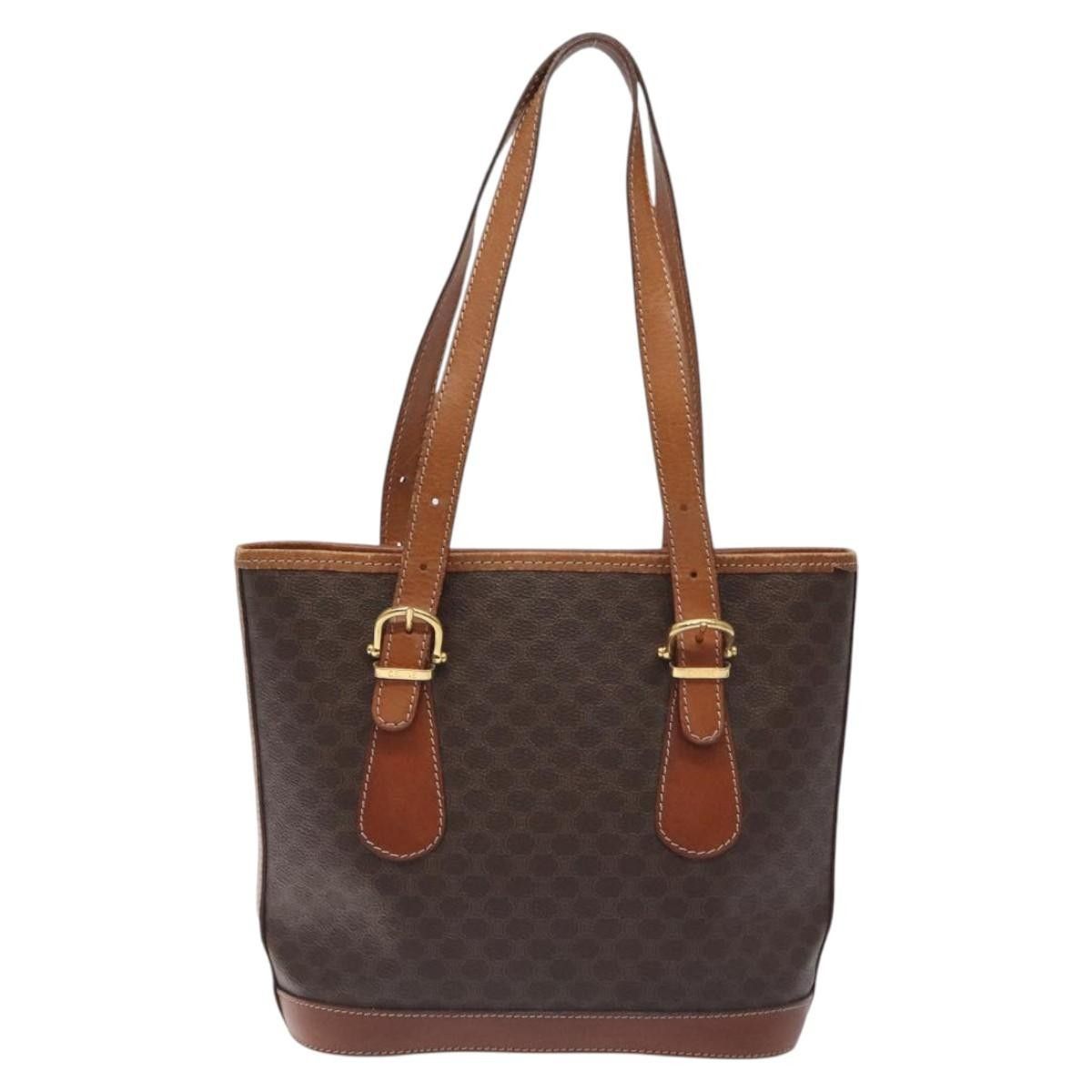 Celine Celine Vintage Macadam Handbag Canvas Size ONE SIZE - 2 Thumbnail