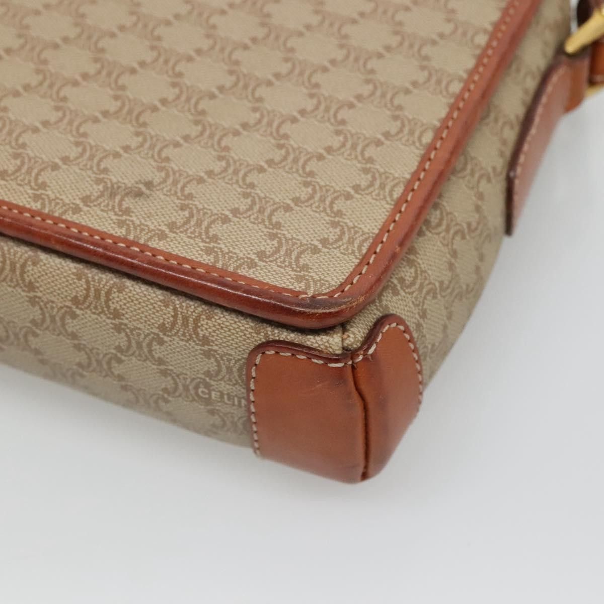 Celine Celine Vintage Macadam Shoulder Bag Canvas and Leather Size ONE SIZE - 11 Thumbnail