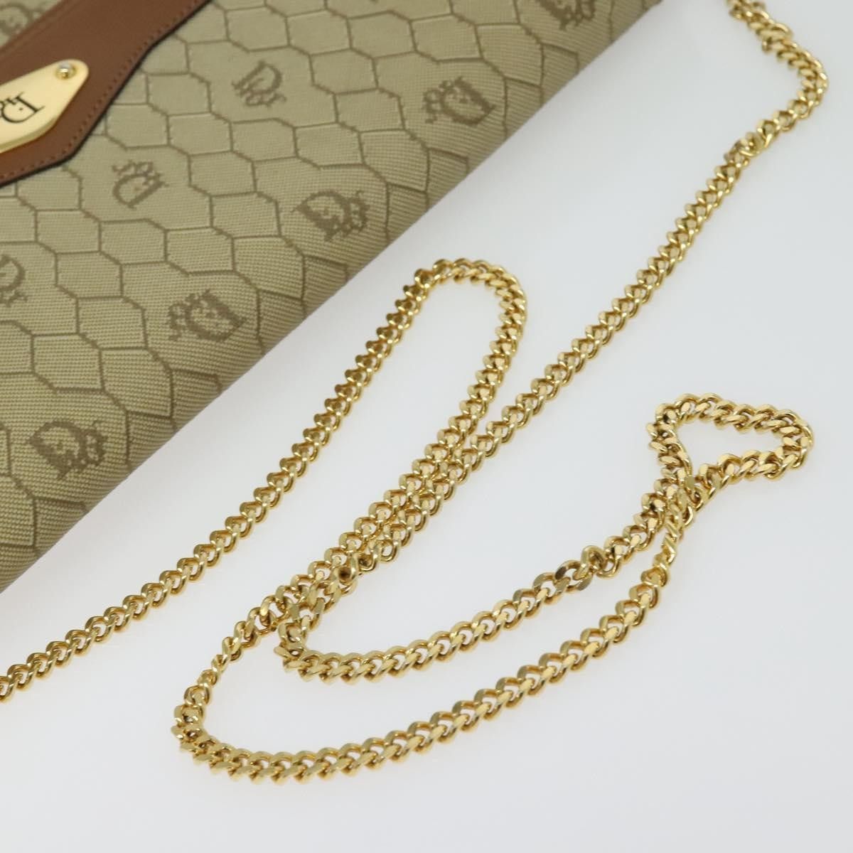 Dior Christian Dior Vintage Honeycomb chain Canvas Size ONE SIZE - 7 Thumbnail