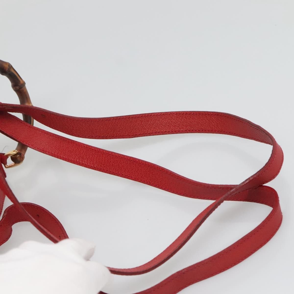 Gucci Gucci Vintage Bamboo Backpack Suede Size ONE SIZE - 8 Thumbnail