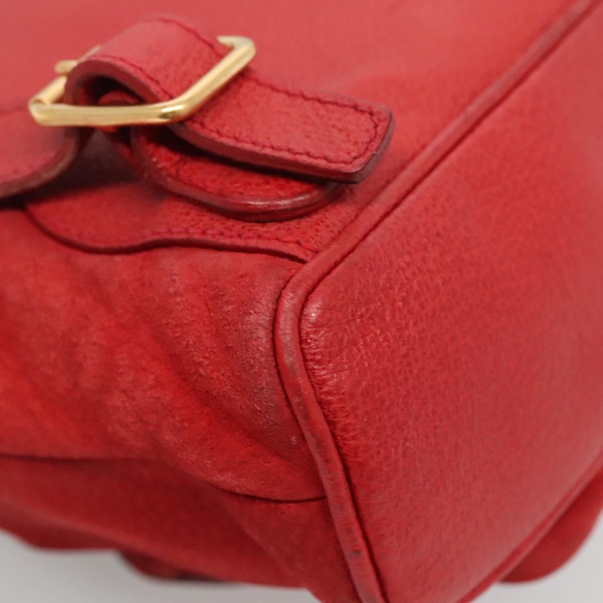Gucci Gucci Vintage Bamboo Backpack Suede Size ONE SIZE - 9 Thumbnail